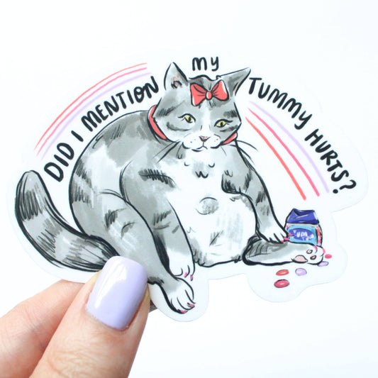 Tummy Ache Sticker