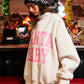 IT2594-SANTABABY | Reversible Mock Neck Sweatshirt: ASH GREY / L/XL