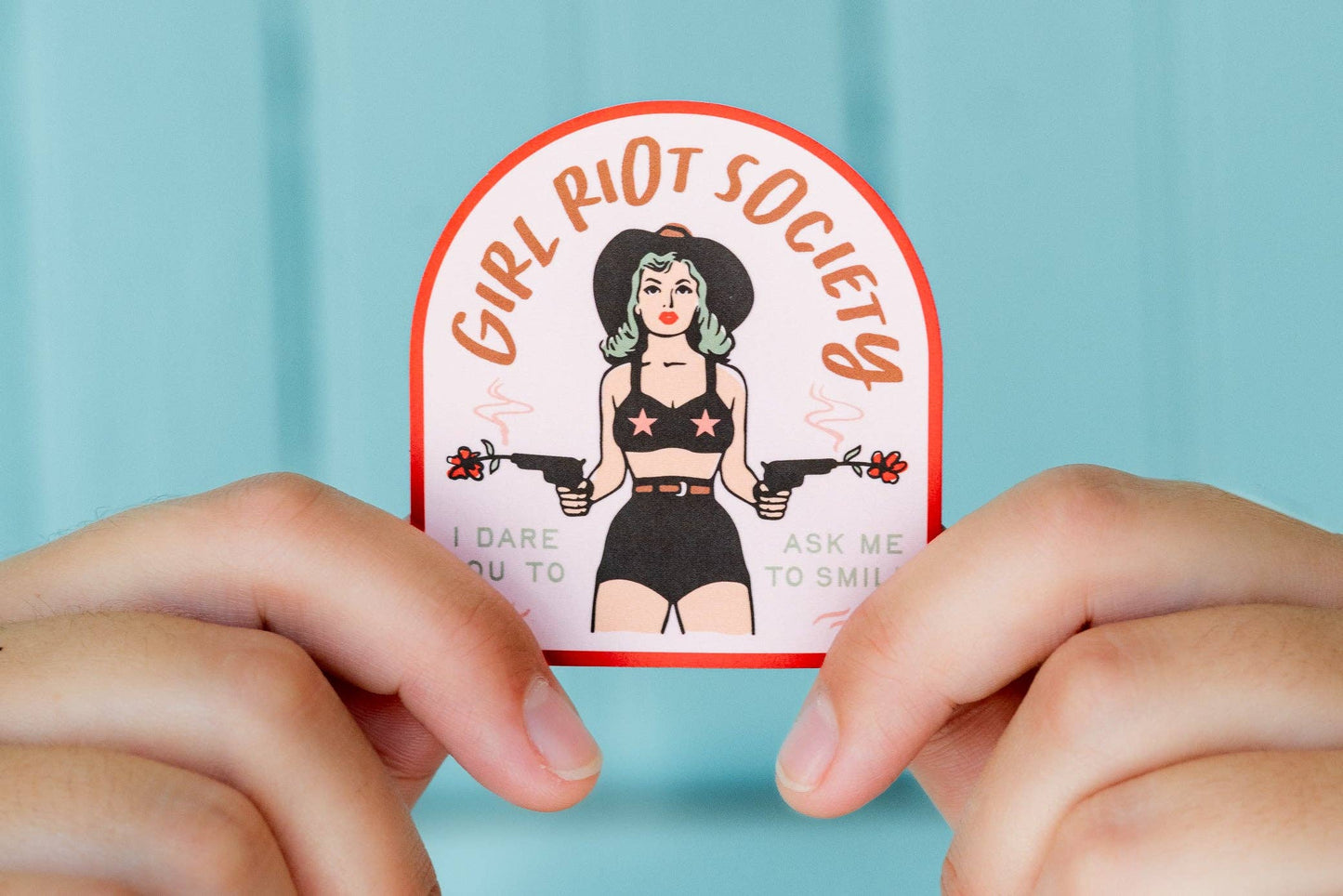 Girl Riot Society Die Cut Sticker - Dale: Light