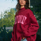 'DILLY DALLY' Mockneck Sweatshirt