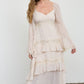 Ruffle and Lace Tiered Dress