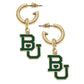 Baylor Bears Hoop Earrings
