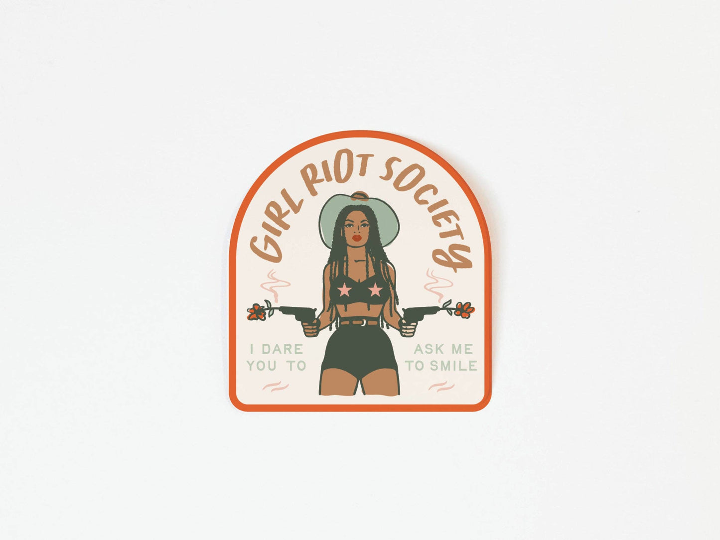Girl Riot Society Die Cut Sticker - Eliza