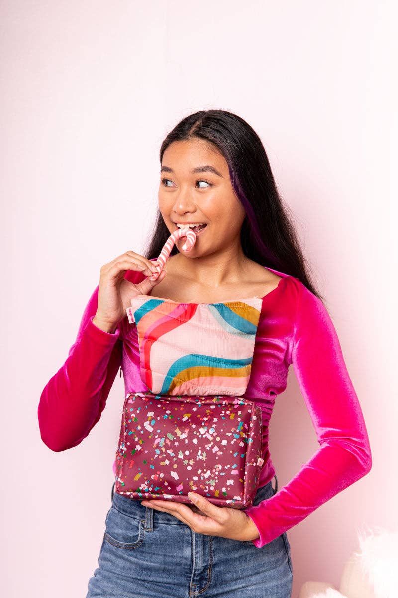 Puffy Rainbow Pouch