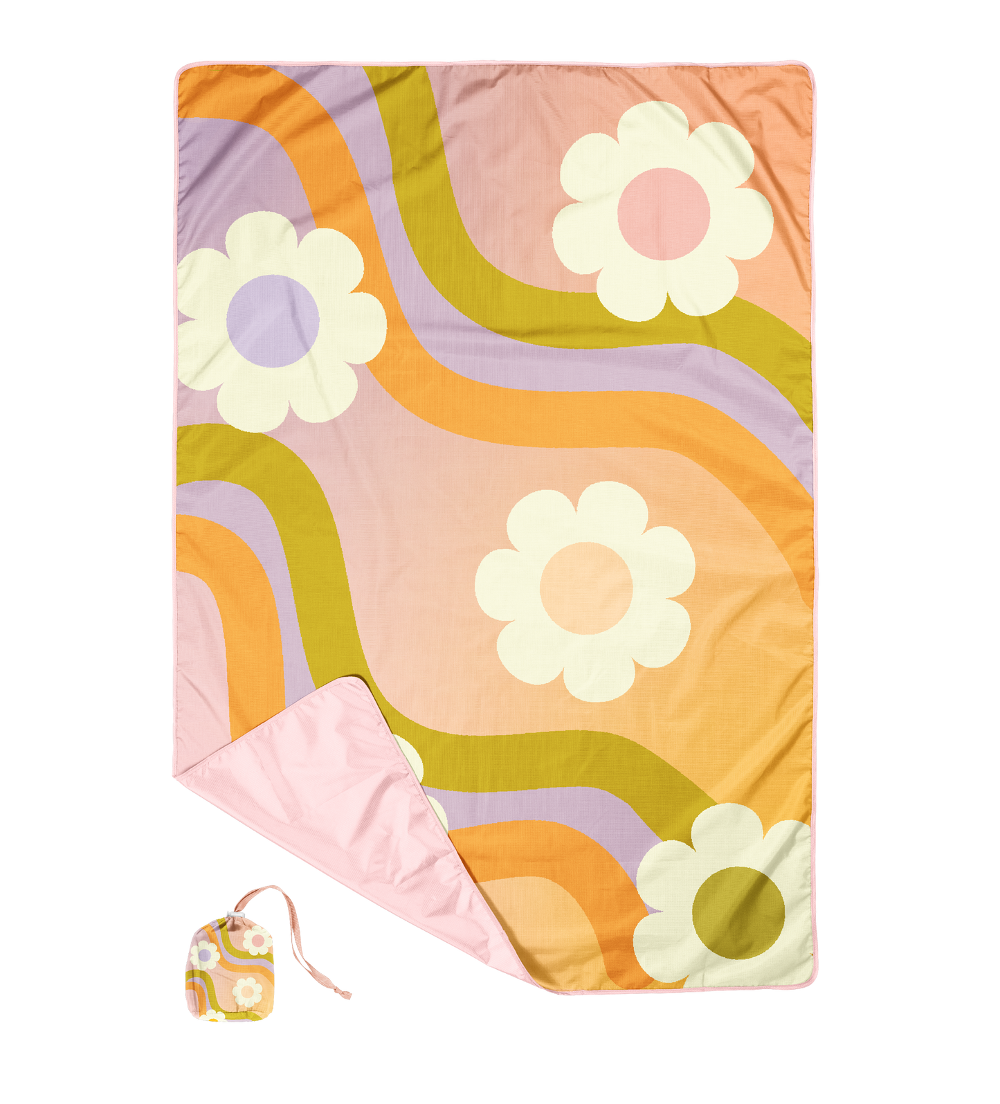 Wavy Daisy Picnic Pal Blanket