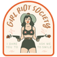 Girl Riot Society Die Cut Sticker - Grace