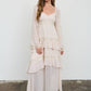 Ruffle and Lace Tiered Dress