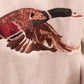 'MALLARD' Embroidered Mock-Neck Sweatshirt