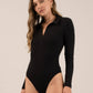 Collared Bodysuit Black