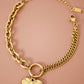 18K Gold Plated Waterproof Stainless Steel Chain Bracelet - 7363: S0OX3T7363