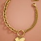 18K Gold Plated Waterproof Stainless Steel Chain Bracelet - 7363: S0OX3T7363