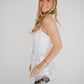 Bridget Clear Stadium Purse White