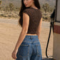 Leopard Knit Top