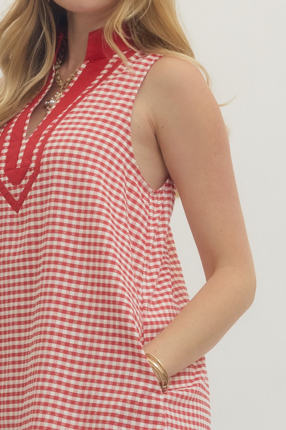 Red Gingham Dress