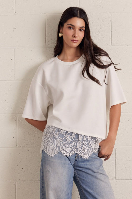 Lace Knit Top