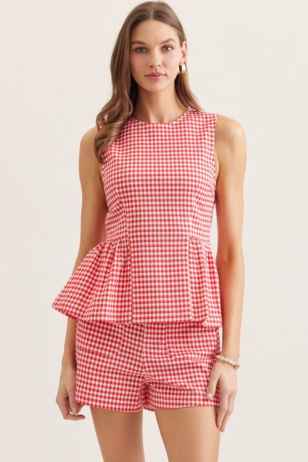 Gingham Set - Red