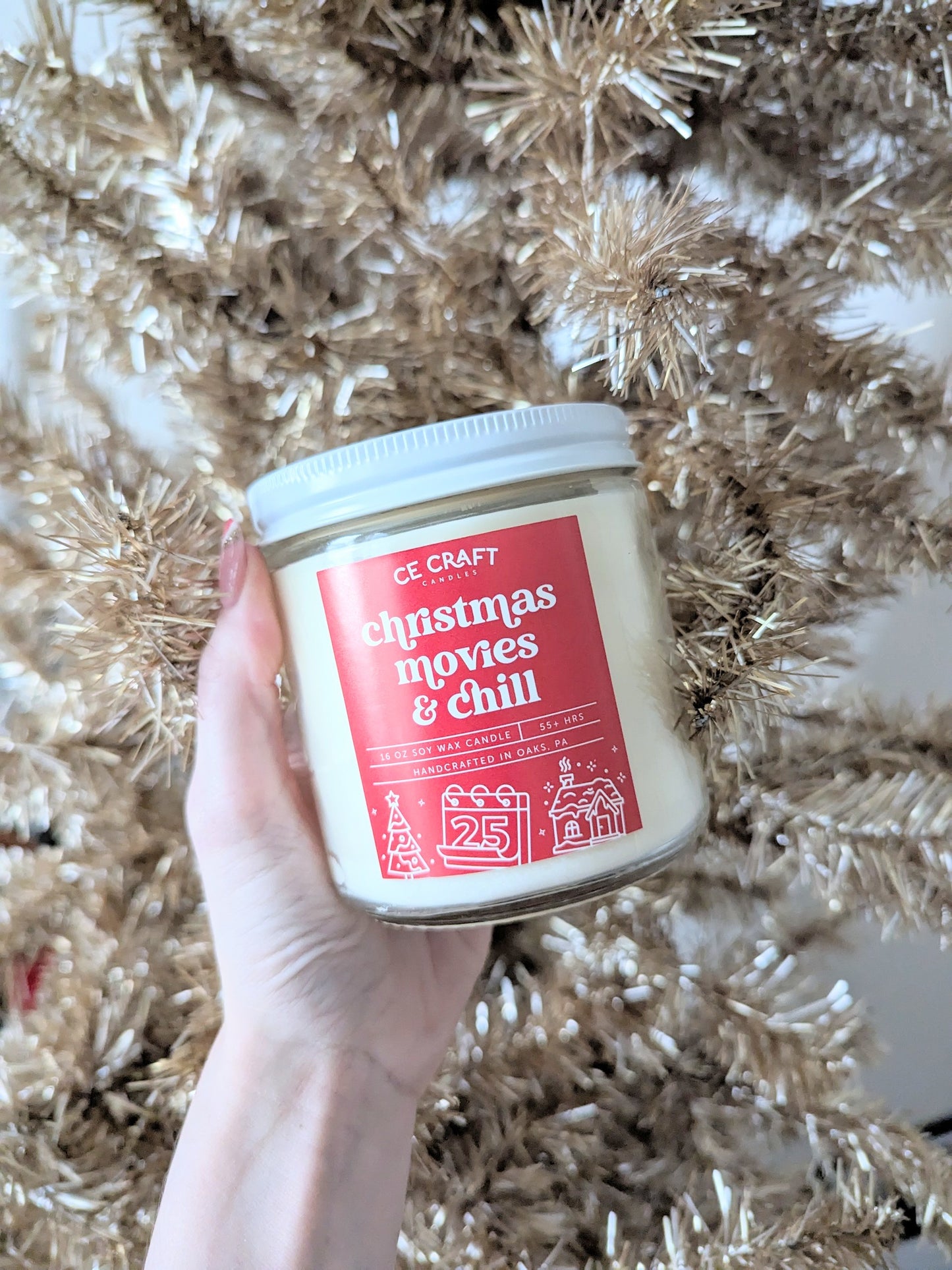Christmas Movies & Chill Candle