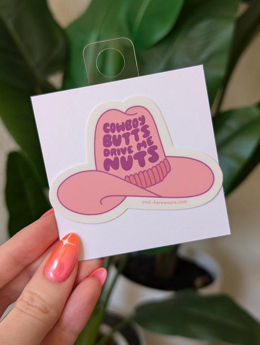 Cowboy Butts Sticker