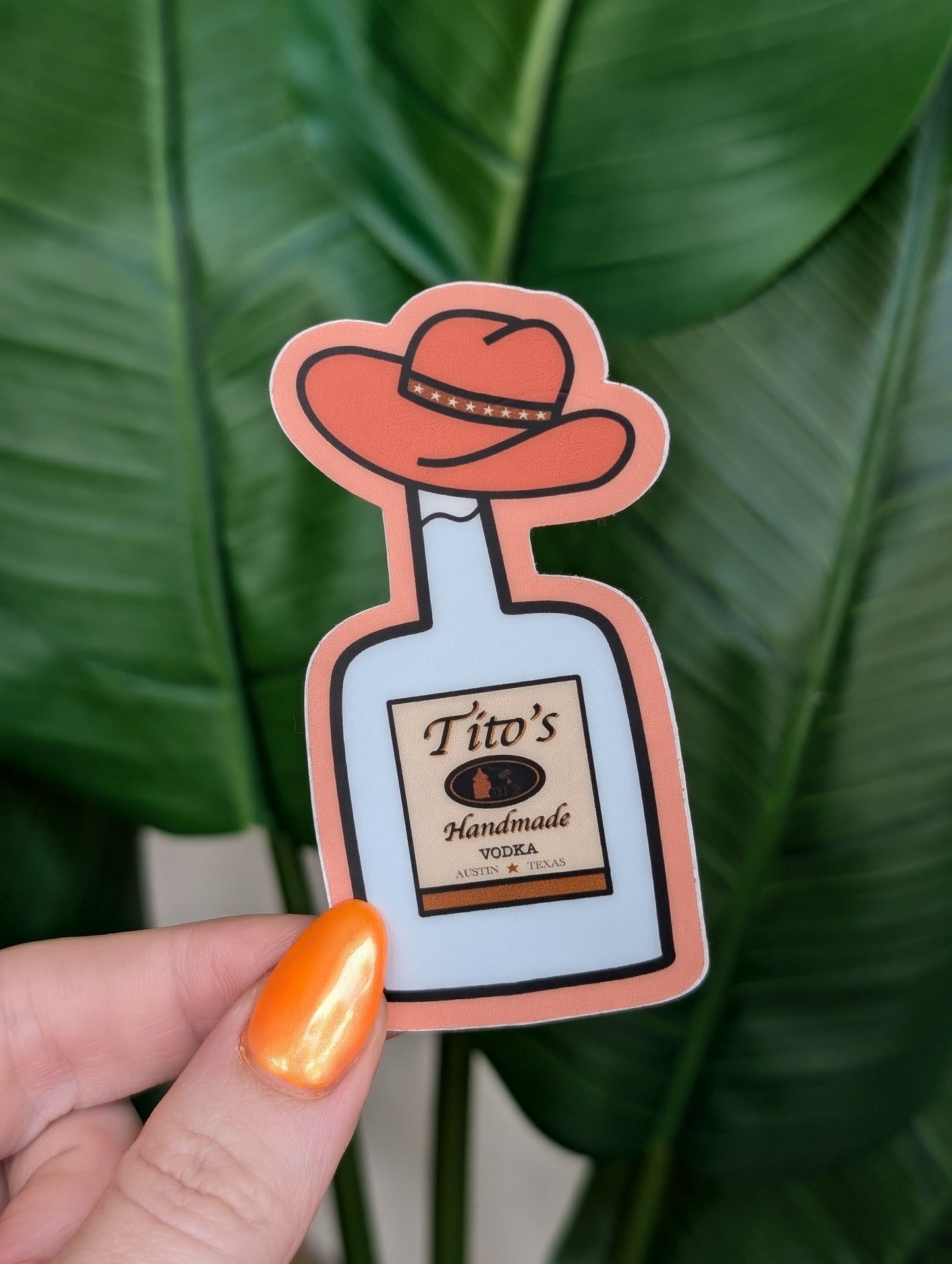 Titos Cowboy Sticker