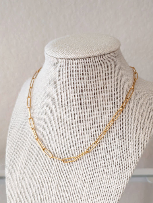 Paperclip Chain Necklace