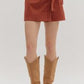 Rust Skort