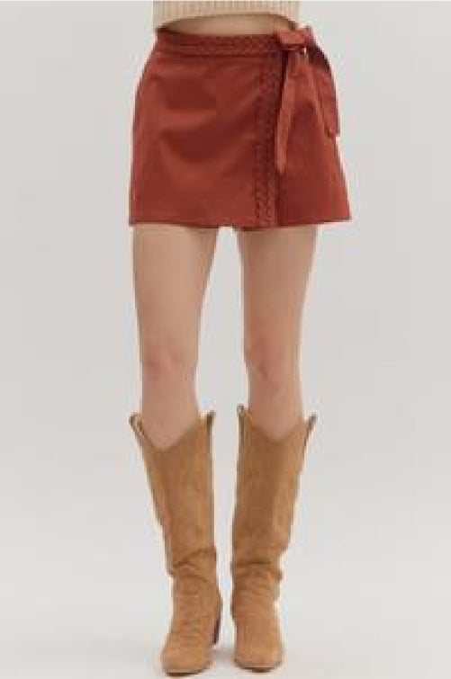 Rust Skort