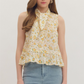 Yellow Floral Top