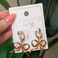 Texas Longhorns Bow Earrings