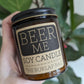 Beer Me Candle