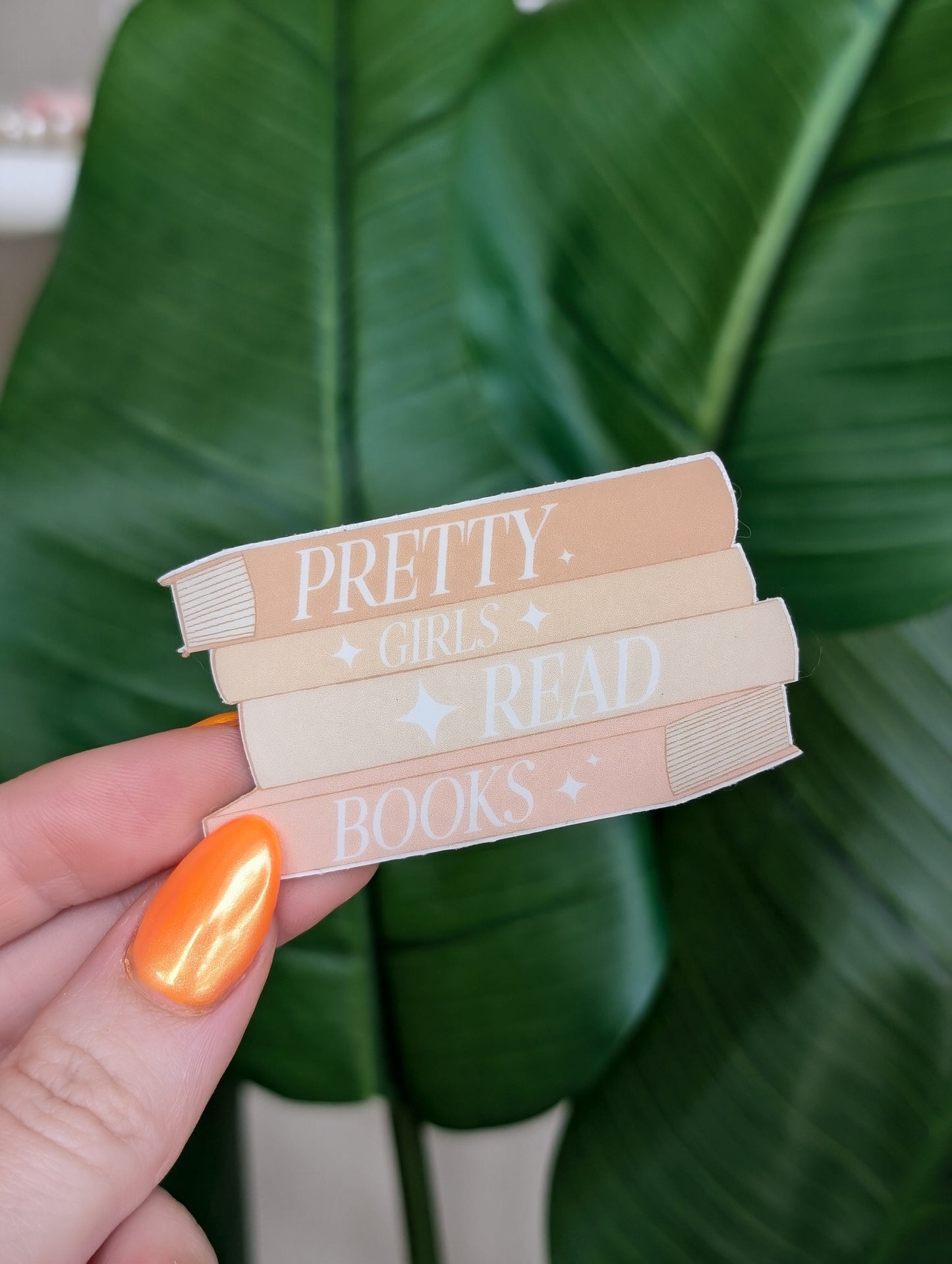 Pretty Girls Read Books Sticker