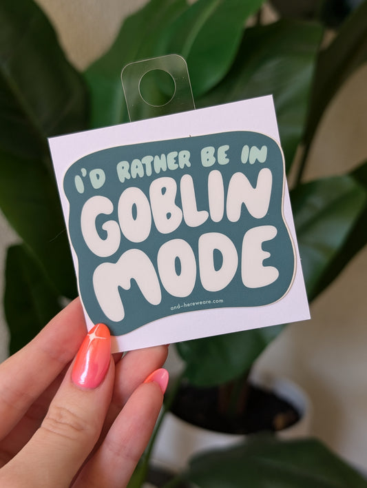 Goblin Mode Sticker