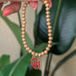Oklahoma Sooners Beaded Bracelet