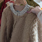 Embellished Faux Fur Jacket
