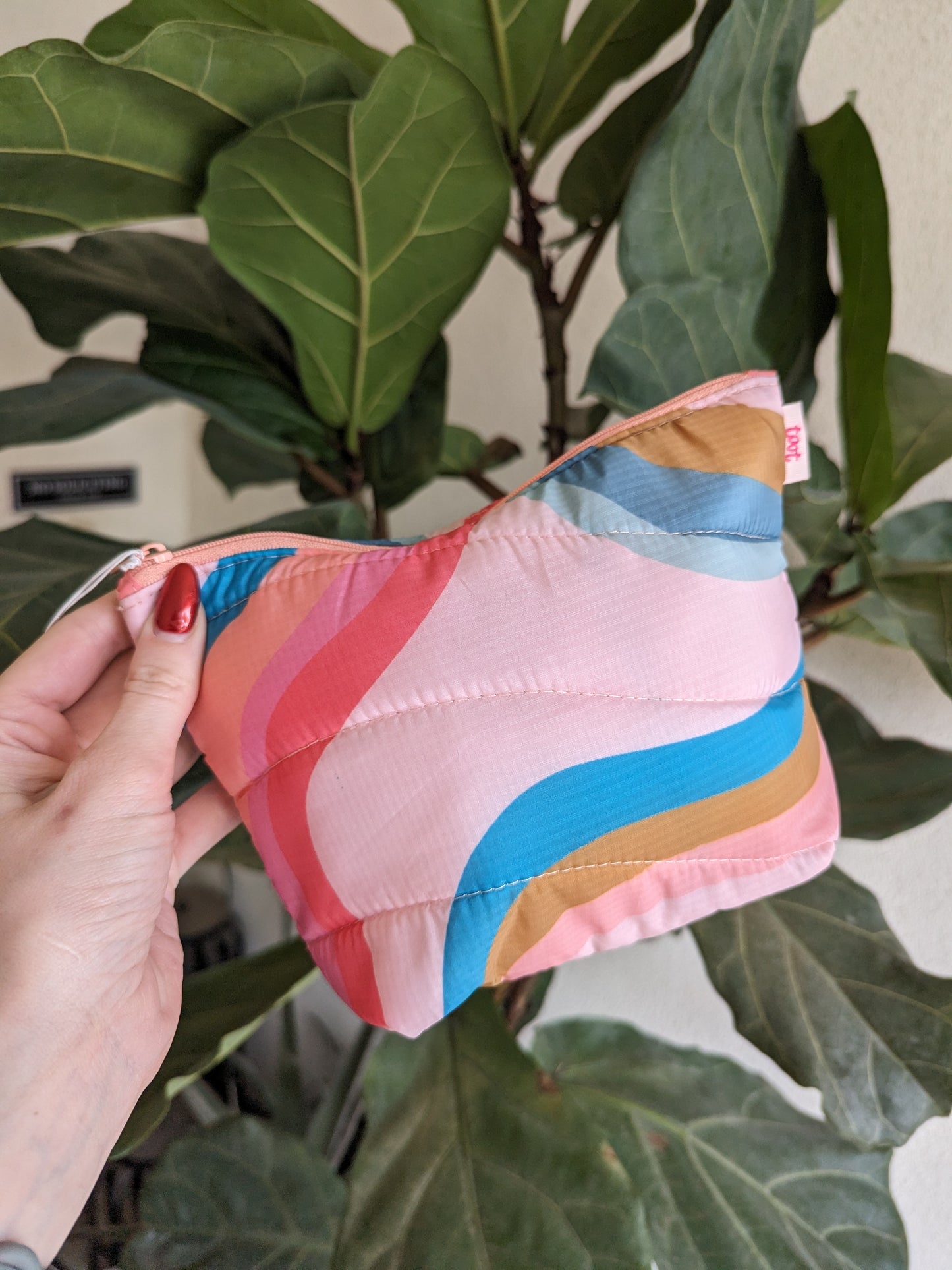 Puffy Rainbow Pouch