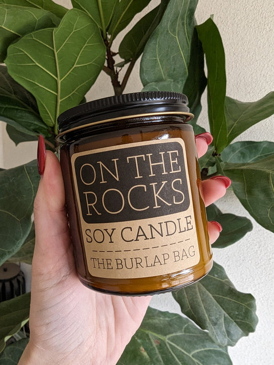 On the Rocks Candle