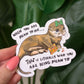 Otter with Gummies Sticker