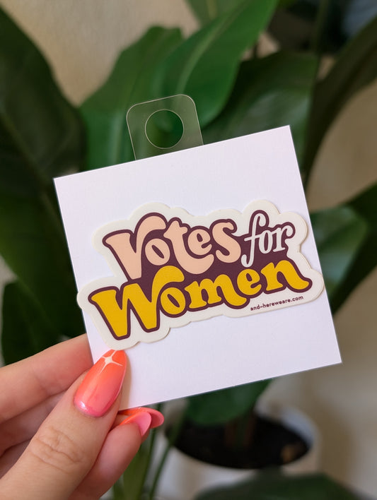 Votes for Women Sticker