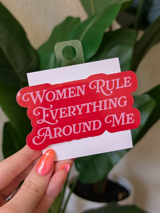 Women Rule Sticker