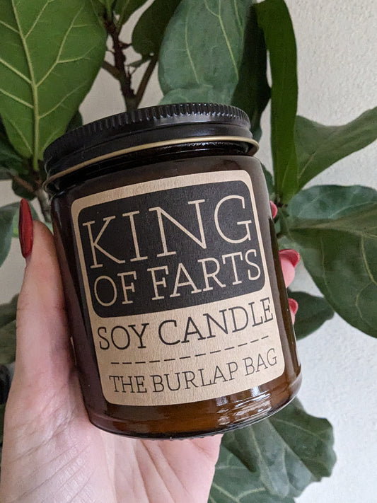 King Of Farts Candle