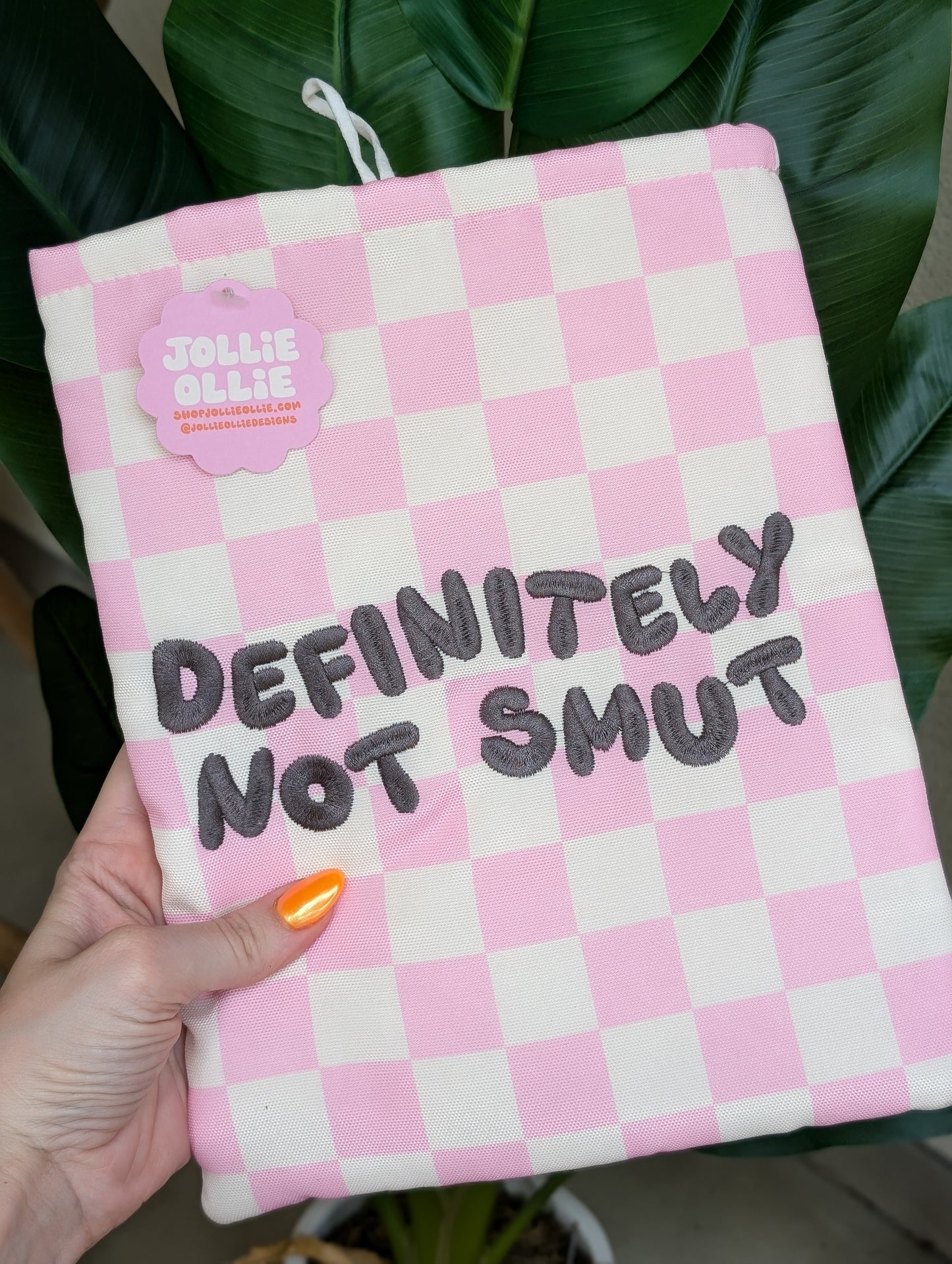 Definitely Not Smut Book Sleeve