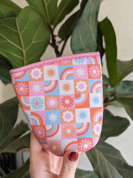 Groovy Flower Drink Sleeve