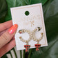 Texas Tech Pearl Hoop Earrings