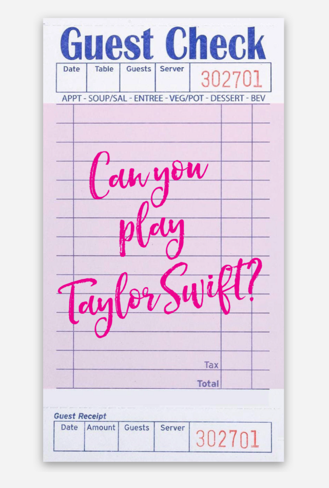 Can you play Taylor? Sticker
