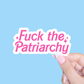 Fuck The Patriarchy Barbie Sticker