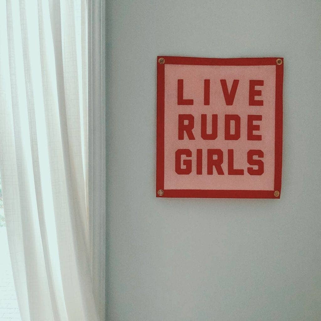 Live Rude Girls Champion Banner