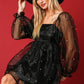 Organza and Pearl Mini Dress