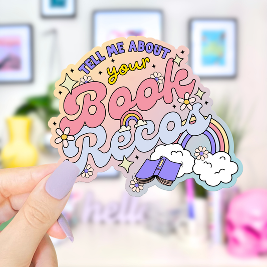 Tell Me About Your Book Recos Stickers