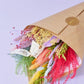 Large Rainbow Dried Floral Bouquet