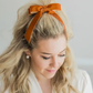 Alice Short Bow Barrette - Copper