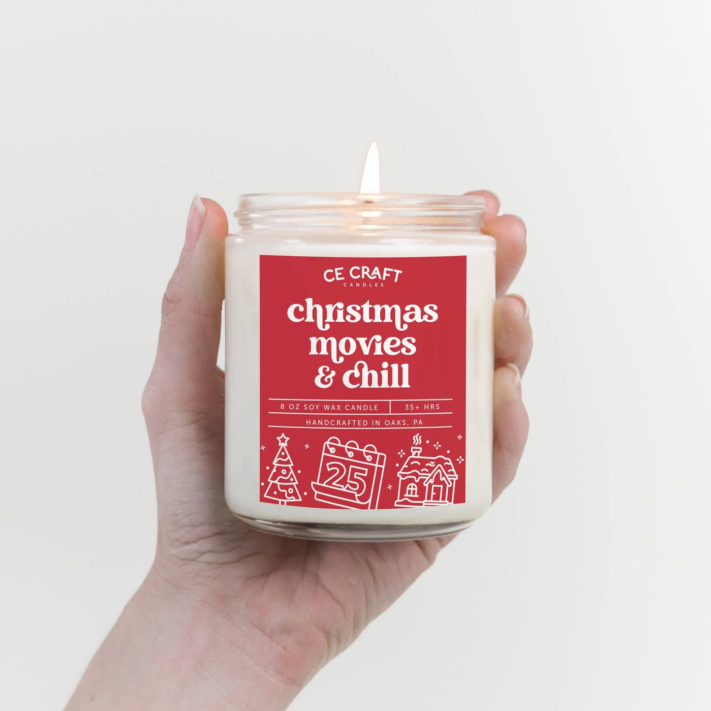 Christmas Movies & Chill Candle